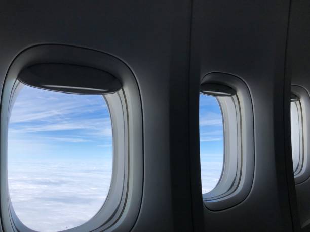 istock Beautiful sky looking through the window on the flight 1135874850
