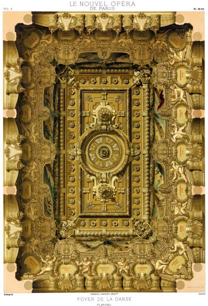 istock Palais Garnier. Foyer de la Danse, ceiling details, by their creator – 1880 1135876715