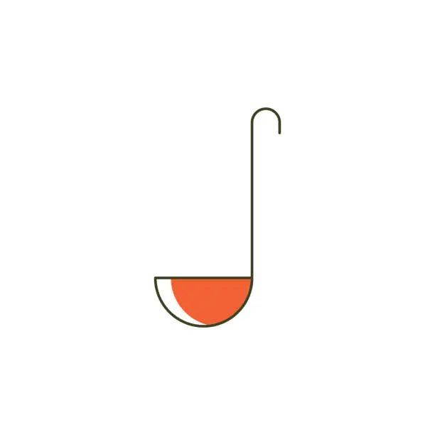 Vector illustration of Scooper Icon