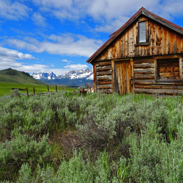 istock Stanley rugged Sawtooth Mountain area. 1135886903