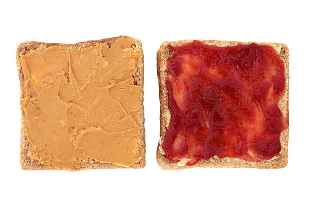 istock Peanut Butter and Jelly on Sliced Bread 113588777