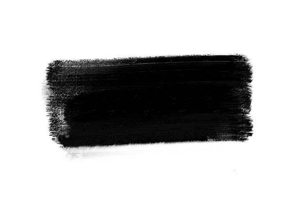 istock Black color graphic patches graphic brush strokes design effect element for background 1135893833