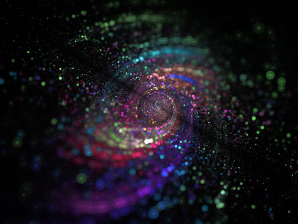 istock colorful galaxy, futuristic abstract background 1135896286
