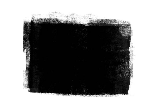 istock Black color graphic patches graphic brush strokes design effect element for background 1135897631
