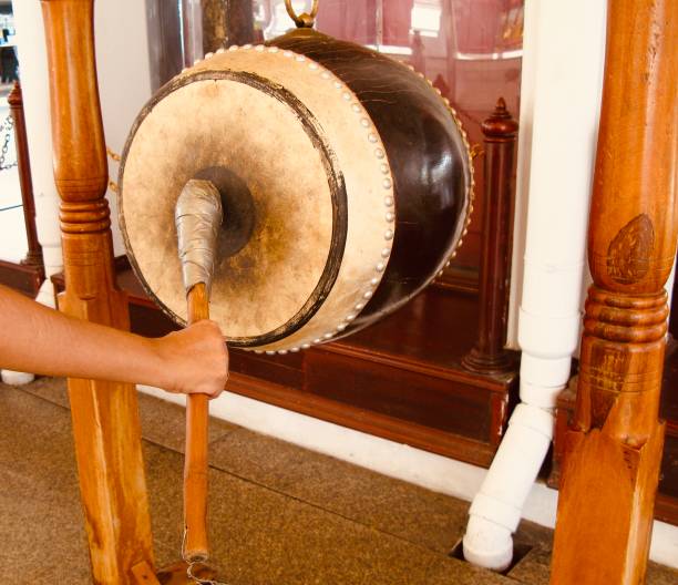 istock The Sacred Drum on Bar in A Temple 1135905675