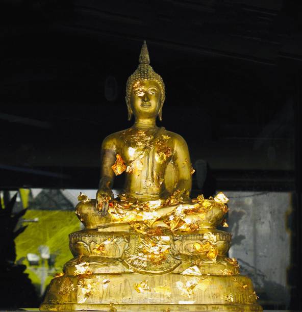 istock Sitting Buddha Image of The Thursday Birthday 1135906049
