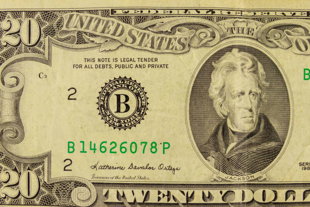 istock Macro shot of twenty dollar bill 1135909032