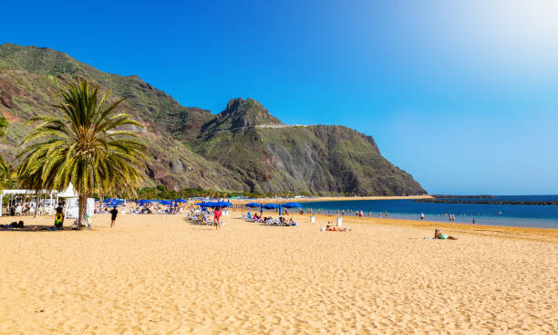 istock Amazing view of beach las Teresitas 1135912124