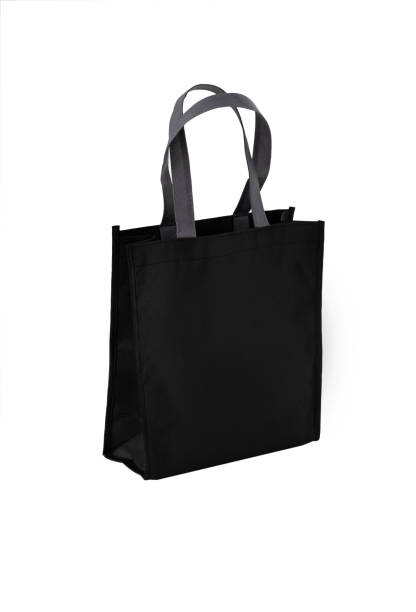 istock black canvas tote bag on white background 1135913565