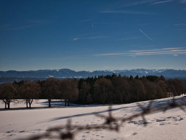 istock Panorama in winter at Lake Starnberg 1135913642