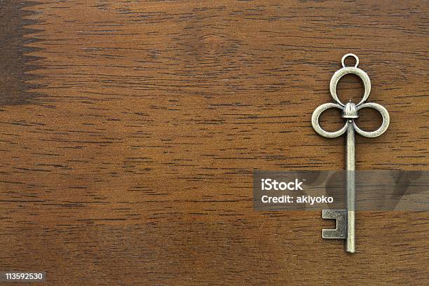 Old Key Stock Photo - Download Image Now - Aging Process, Antique, Brown