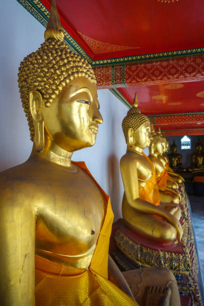 istock Buddha statues in Wat Pho, Bangkok, Thailand 1135926330