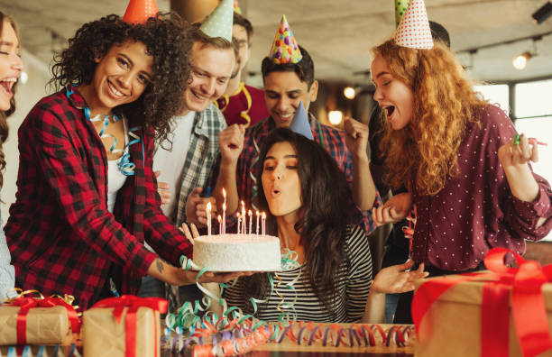 istock Surprise birthday party concept 1135930585