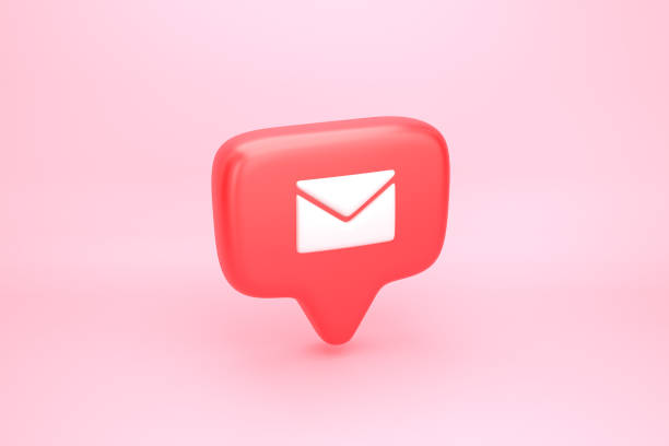 istock One message social media notification with letter icon 1135930743
