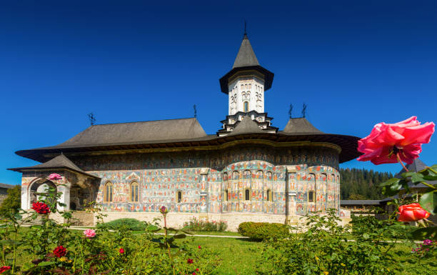 istock Sucevita Monastery church, Romania 1135938235