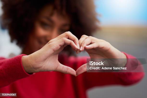 Love Everything Stock Photo - Download Image Now - Heart Shape, Hand, Love - Emotion