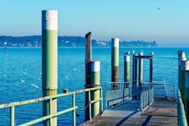 Harbor in Constance - Lake Constance - Germany