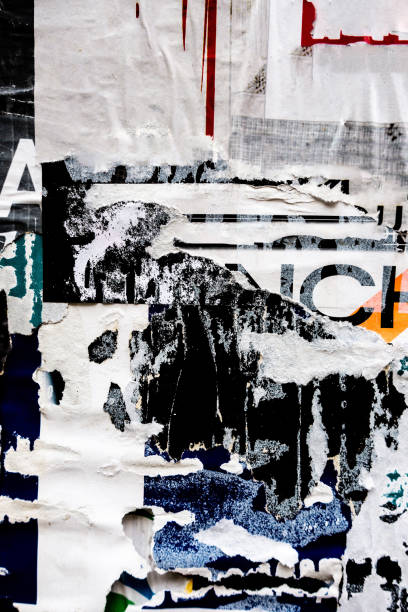 istock Old posters grunge textures and backgrounds 1135941116