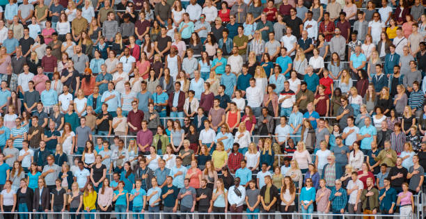 istock Spectators during National Anthem in stadium 1135943539