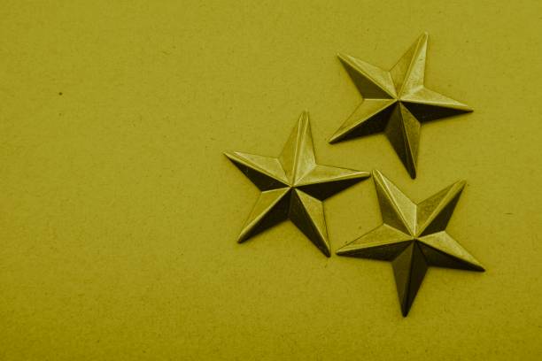 istock yellow stars on the yellow background 1135950340
