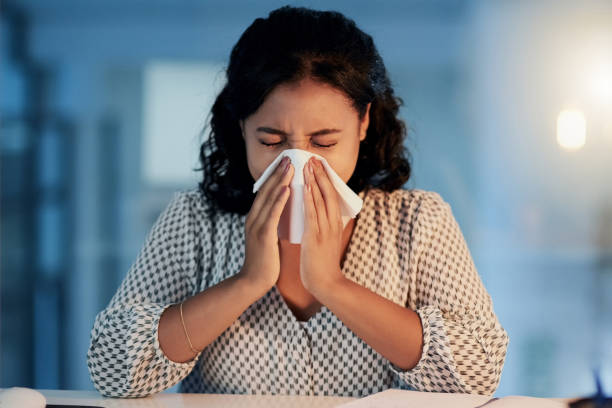 istock I can't be productive with this runny nose 1135951929