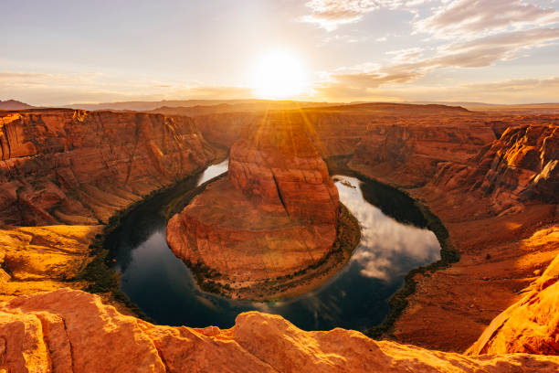 istock Horseshoe Bend During Sunset - Colorado River, Arizona 1135952878