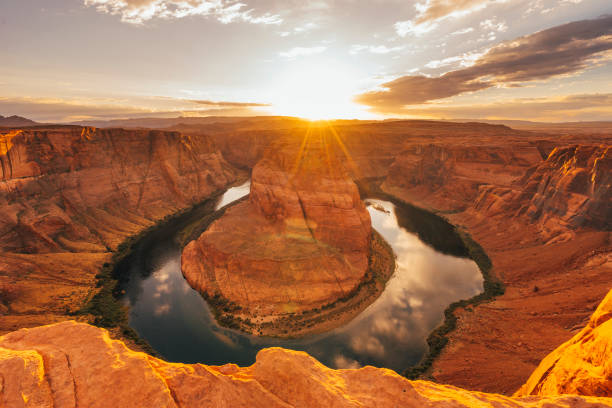 istock Horseshoe Bend During Sunset - Colorado River, Arizona 1135952884