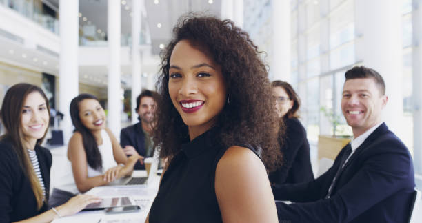 istock My place is at  the head of the table 1135954249