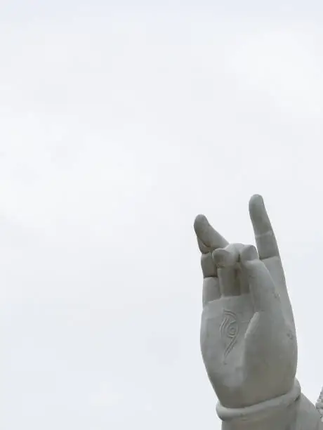 The Hand ofPeace of Guanyin in The Temple