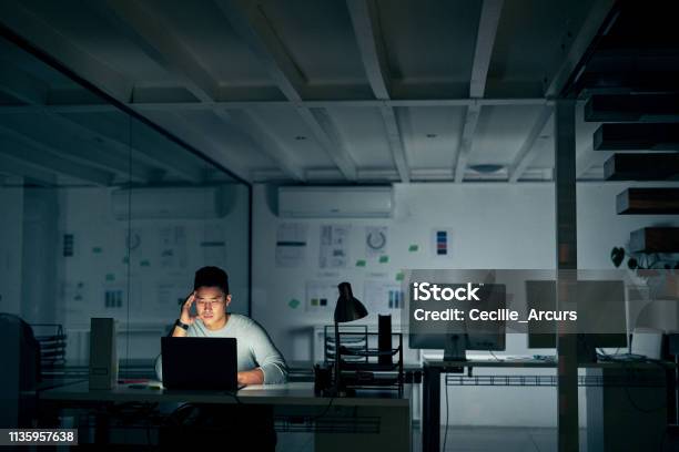 When Stress Starts To Creep In Stock Photo - Download Image Now - Working, Office, Occupation