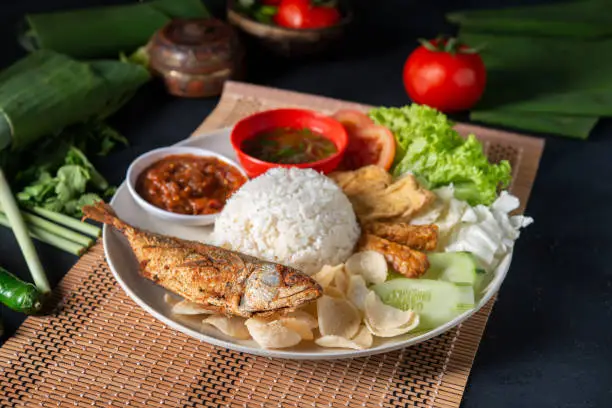 Photo of Fried mackerel fish rice