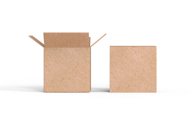 3D rendering of an office box with folders. Icon on the theme of office work. Job search and resume sending.  icon for the business sphere.