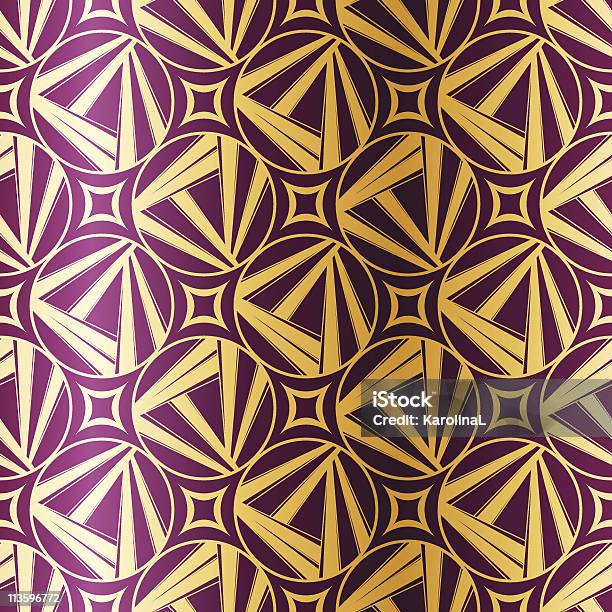 Artdecogeometrische Nahtlose Muster Stock Vektor Art und mehr Bilder von 1920-1929 - 1920-1929, Altertümlich, Art Deco