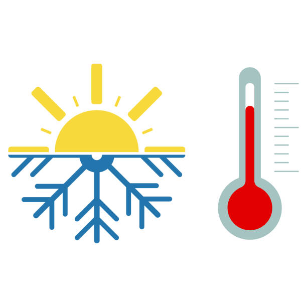 illustrations, cliparts, dessins animés et icônes de ðd μ ñð ° ññ - barometer heat thermometer sun