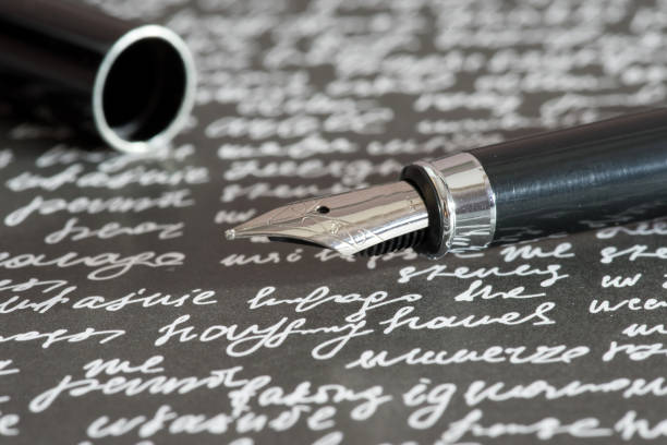 Close-up from a fountain pen