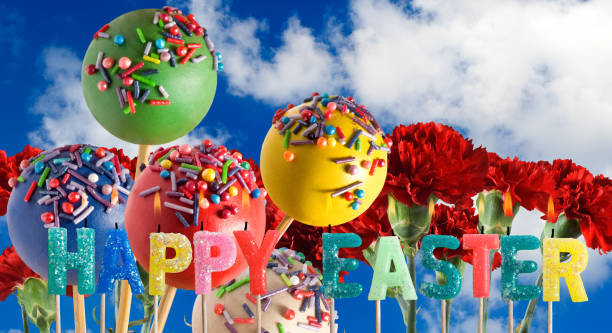 istock greeting, festive card for easter close-up 1135979975
