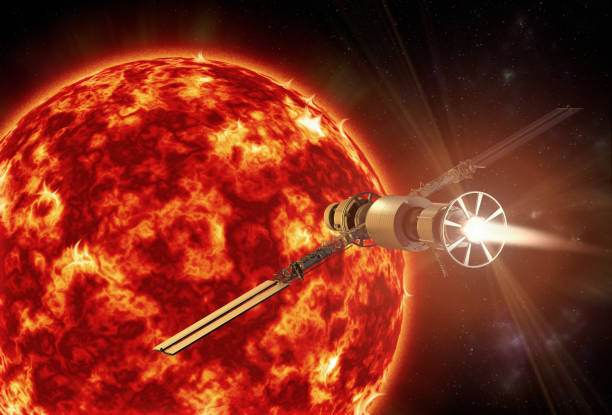 istock a spacecraft approaching the sun 1135980415