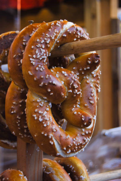 istock Close-up of pretzel bread 1135987668