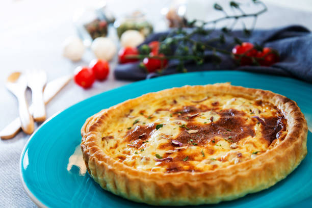 istock Quiche Lorraine with smoked bacon 1135988446