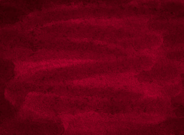 istock Rich burgundy watercolor frame with torn strokes and stripes. Abstract background for design, layouts and patterns 1135993495