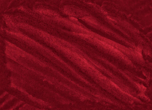 istock Rich burgundy watercolor frame with torn strokes and stripes. Abstract background for design, layouts and patterns 1135994571