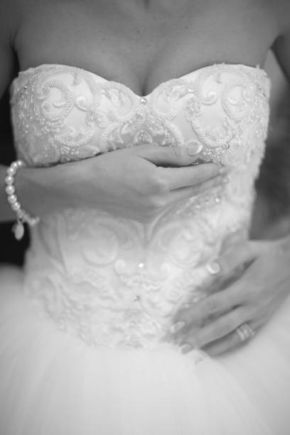 istock Bride in wedding dress. 1135997533