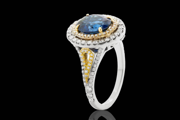 istock earrings ring  jewelry diamonds with and gemstone emerald ruby and Sapphire 1135998213