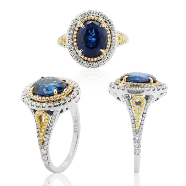 istock earrings ring  jewelry diamonds with and gemstone emerald ruby and Sapphire 1135998216