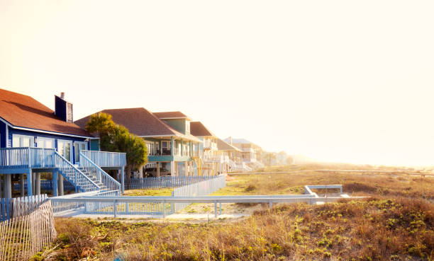 istock Beach Houses, Florida, USA. 1135999753