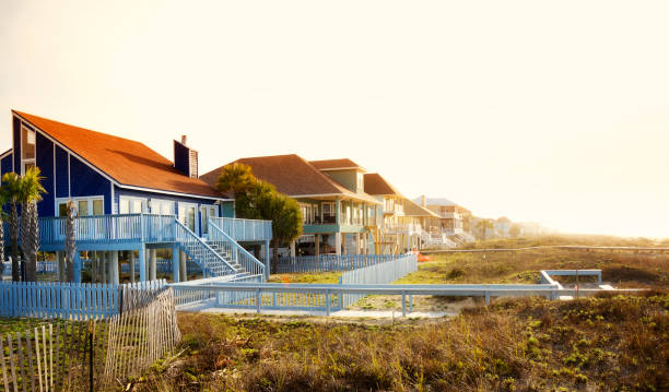 istock Beach Houses, Florida, USA. 1135999792