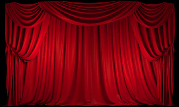 istock Red Theatre Curtain Isolated 1136001137