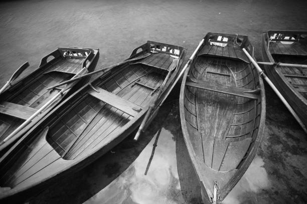 istock Wooden pleasure boats 1136002488