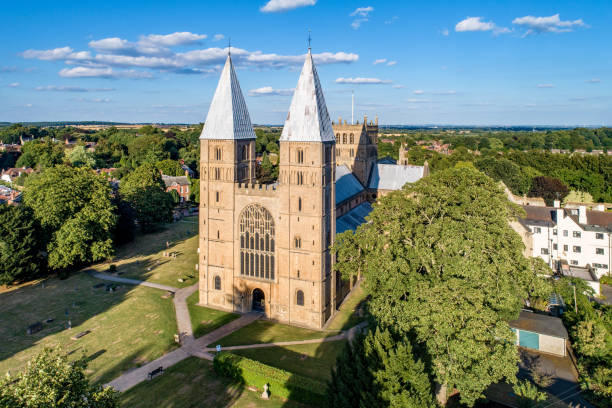 istock Southwell Mister and Romanesque Cathedral 1136009883