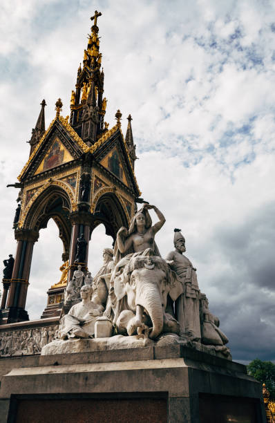 istock Albert Memorial Asia Group Statues 1136010991